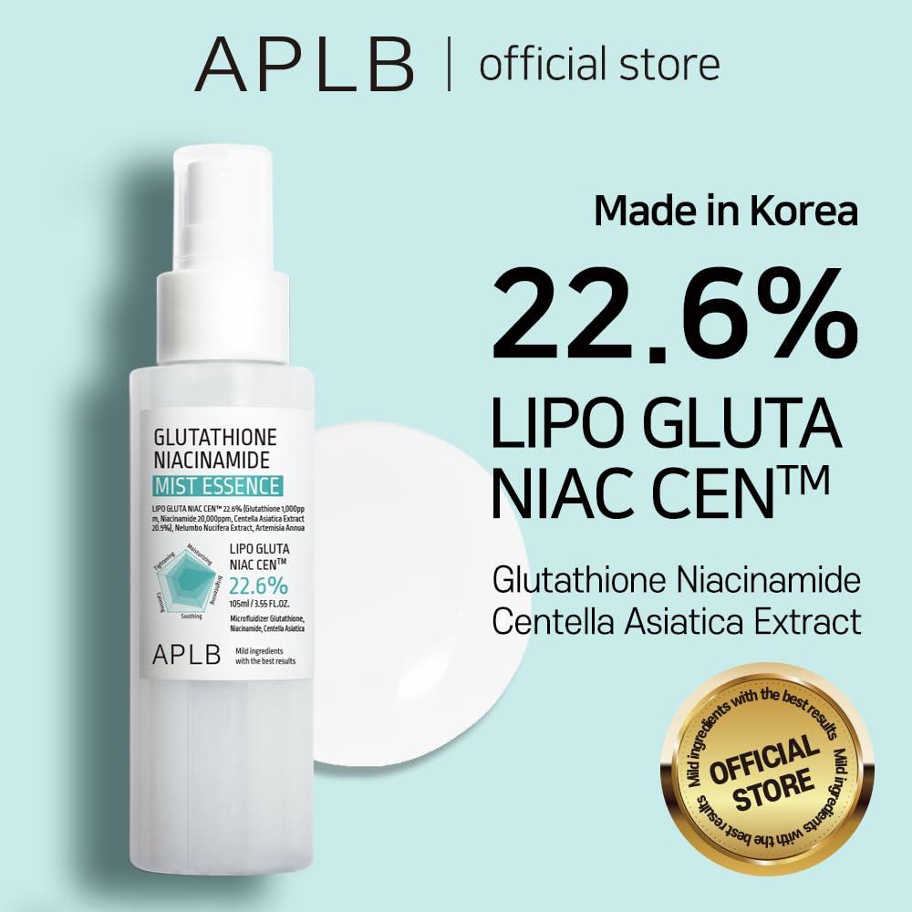 Kbeauty Glass Skin APLB Glutathione Niacinamide Series