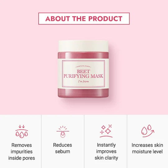 Kbeauty Glass Skin I'M FROM Beet Purifying Mask 110g