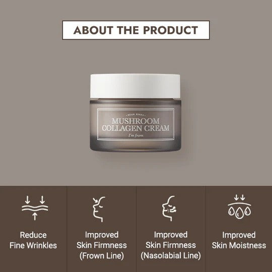 Kbeauty Glass Skin I'M FROM Mushroom Collagen Cream 50ml