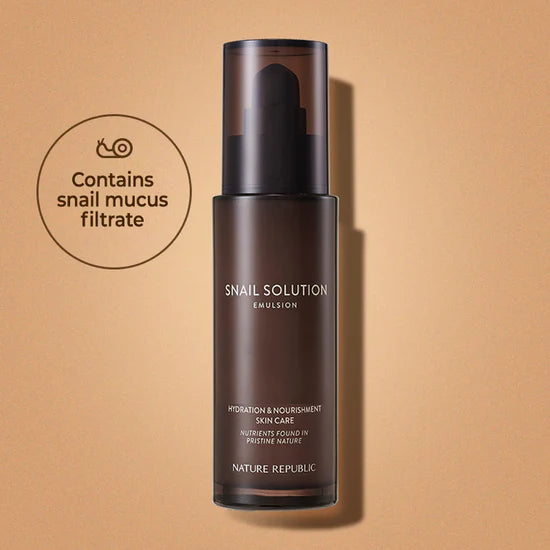 Kbeauty Glass Skin Nature Republic Snail Solution Essential