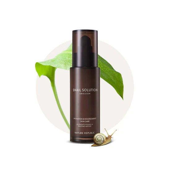 Kbeauty Glass Skin Nature Republic Snail Solution Essential