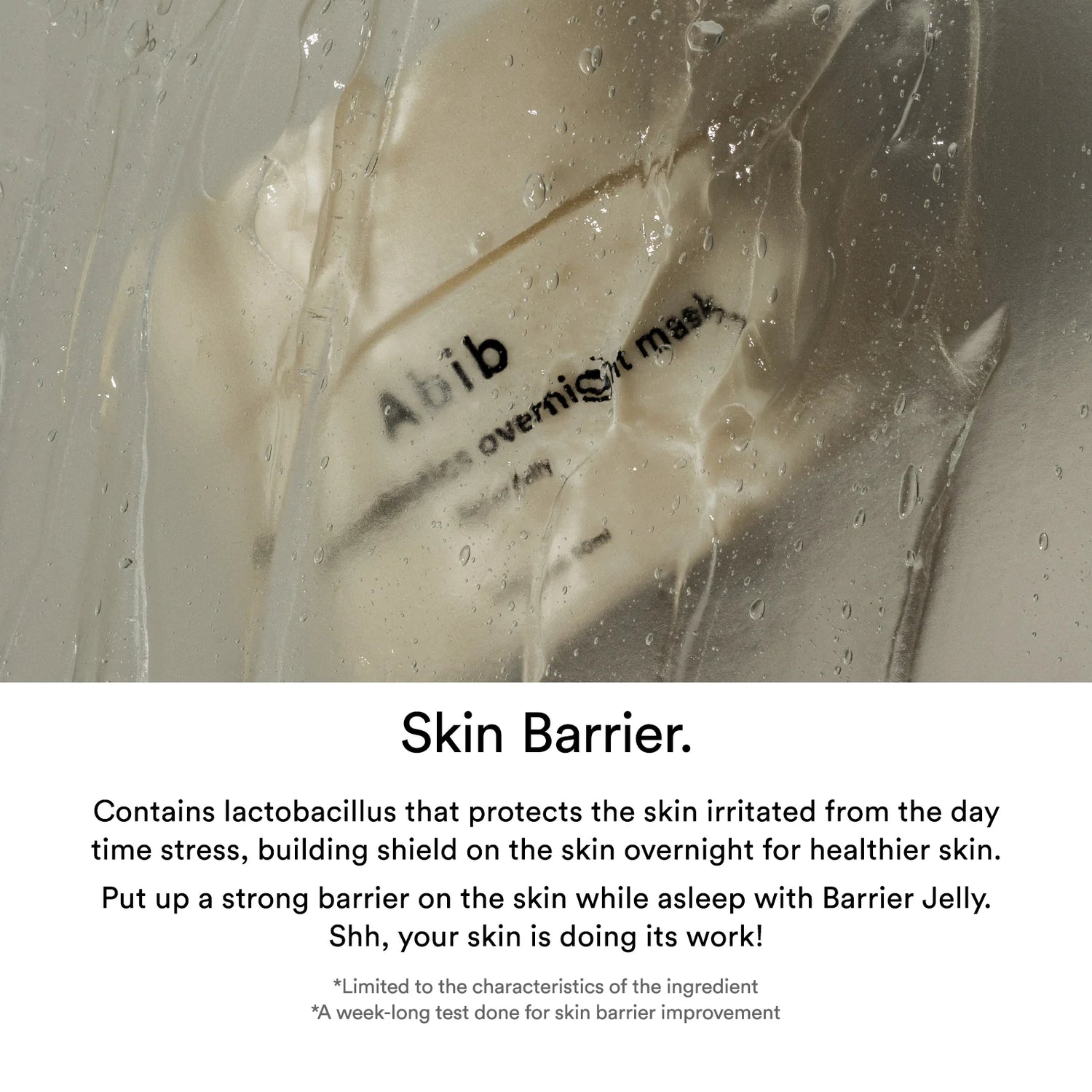 Kbeauty Glass Skin Abib Rice Probiotics Overnight Mask Barrier Jelly 80ml 