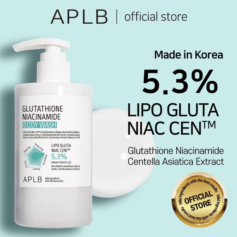 Kbeauty Glass Skin APLB Glutathione Niacinamide Body Wash 300ml 