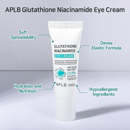 Kbeauty Glass Skin APLB Glutathione Niacinamide Eye Cream 20ml 