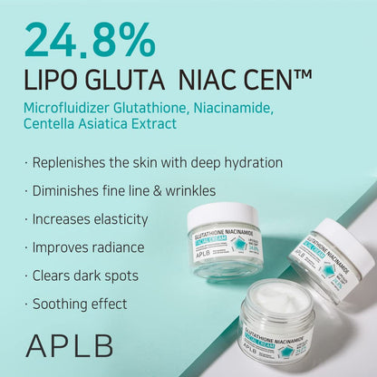Kbeauty Glass Skin APLB Glutathione Niacinamide Series 
