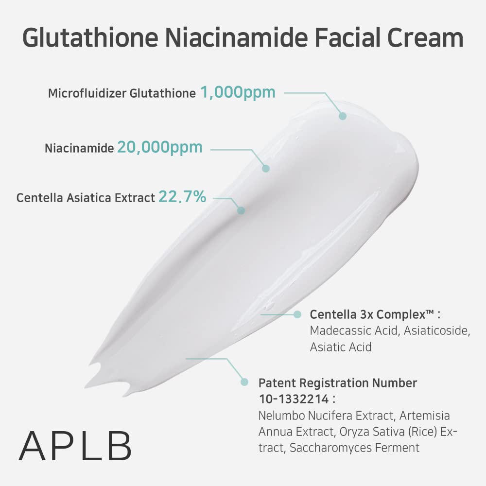 Kbeauty Glass Skin APLB Glutathione Niacinamide Series 