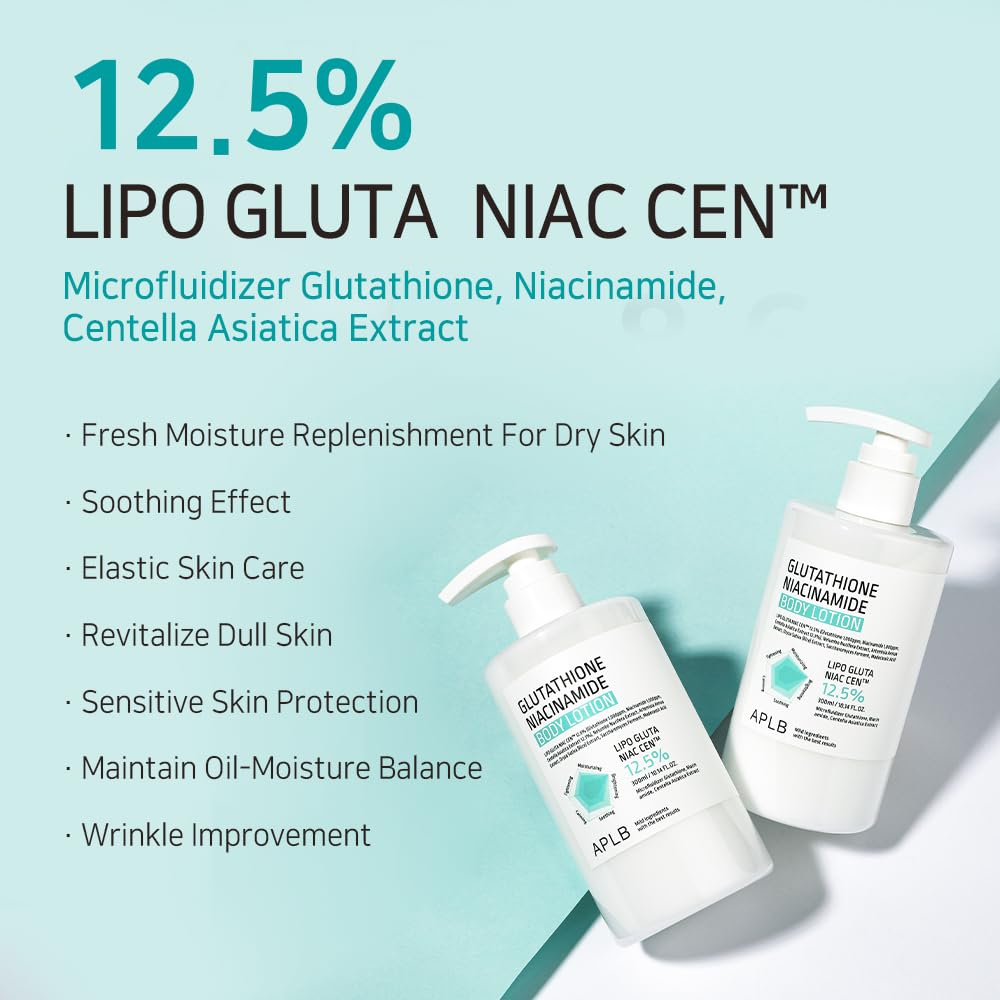 Kbeauty Glass Skin APLB Glutathione Niacinamide Series 