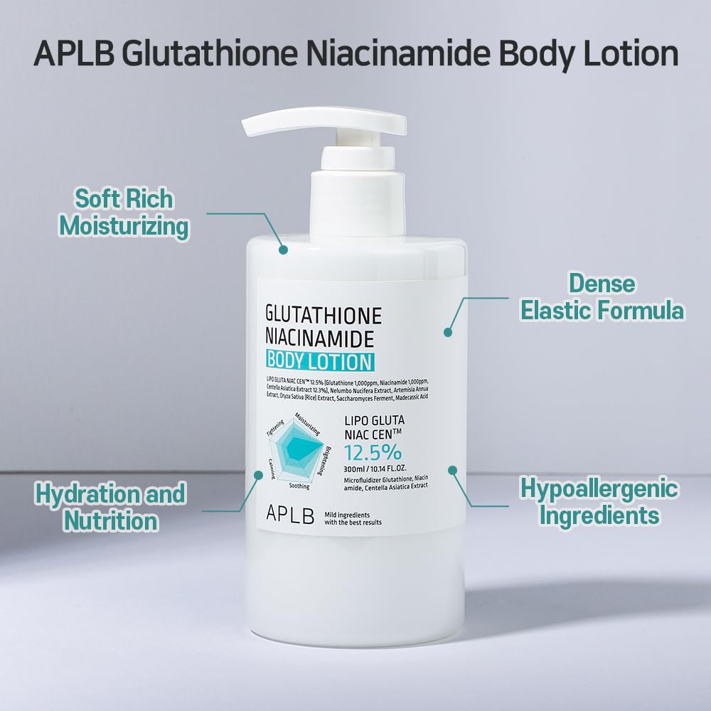 Kbeauty Glass Skin APLB Glutathione Niacinamide Series 