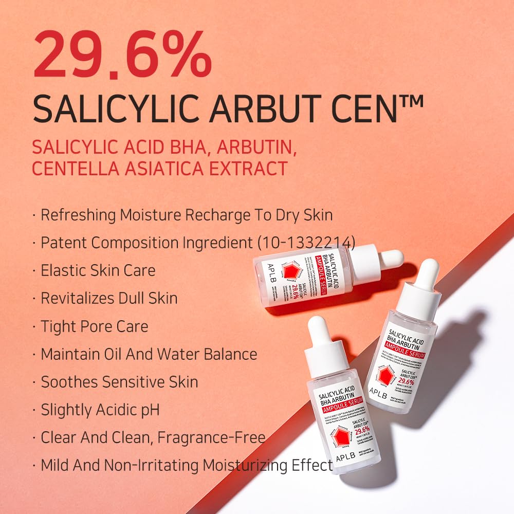 Kbeauty Glass Skin APLB Salicylic Acid Bha Arbutin 