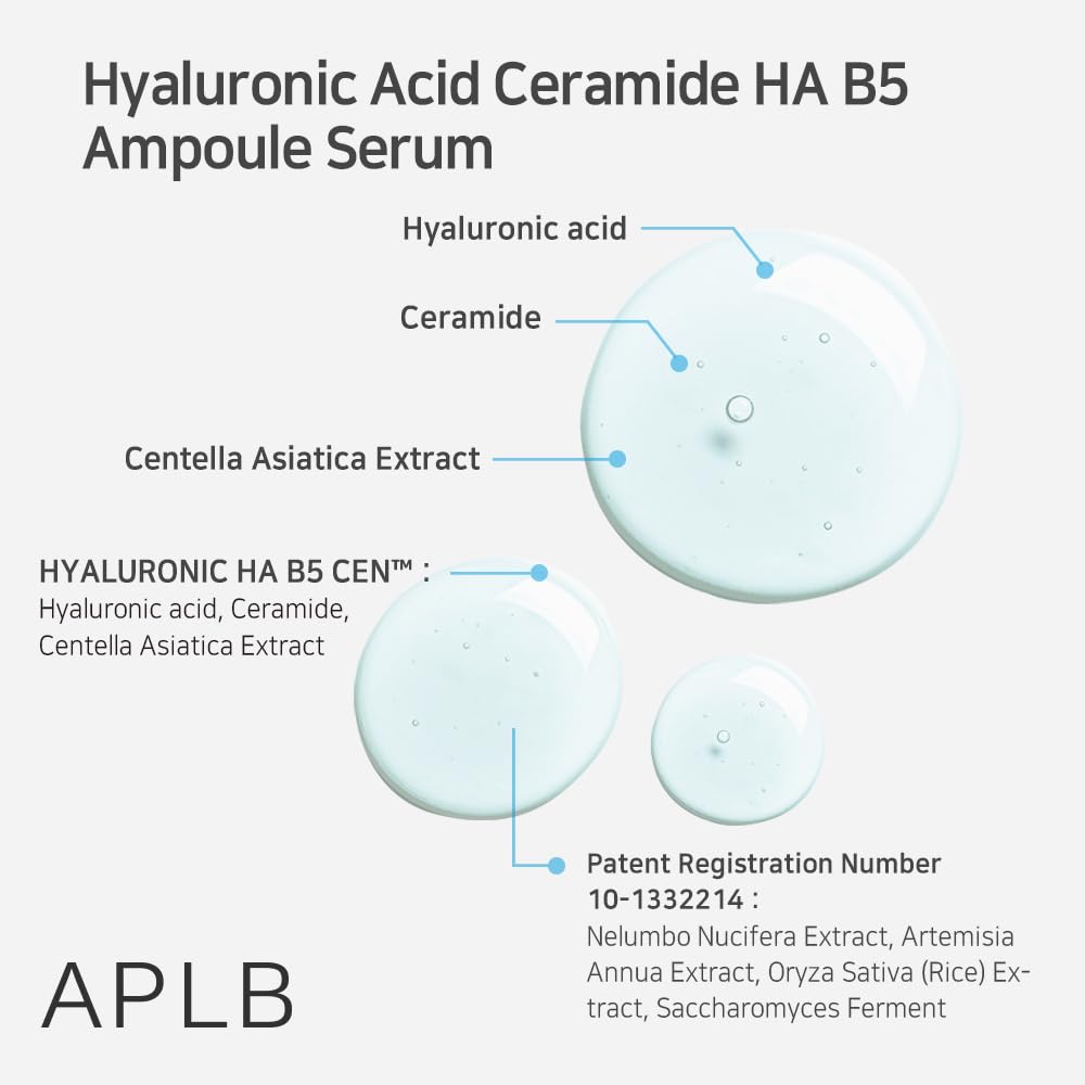 Kbeauty Glass Skin APLB Hyaluronic Acid Ceramide Series 
