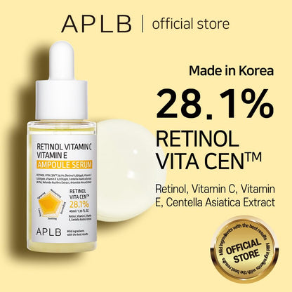 Kbeauty Glass Skin APLB Retinol Vitamin C Vitamin E 