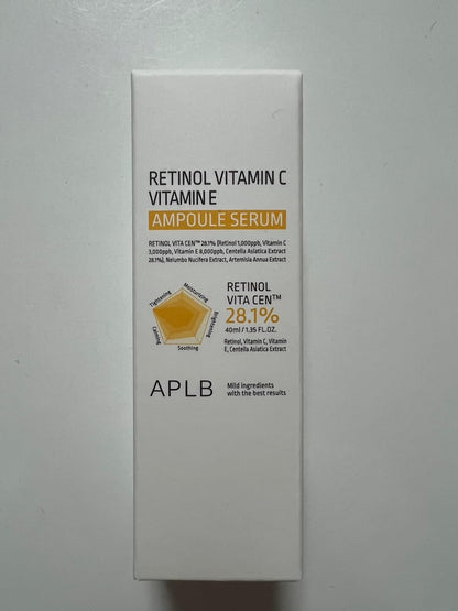 Kbeauty Glass Skin APLB Retinol Vitamin C Vitamin E 