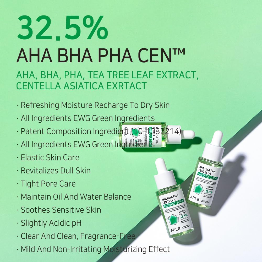 Kbeauty Glass Skin APLB Aha Bha Pha Centella 
