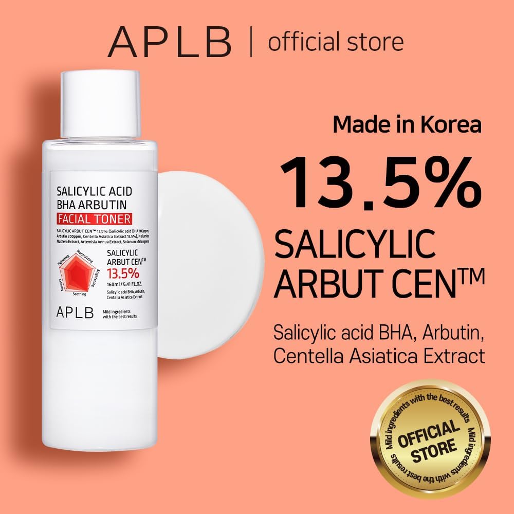 Kbeauty Glass Skin APLB Salicylic Acid Bha Arbutin 