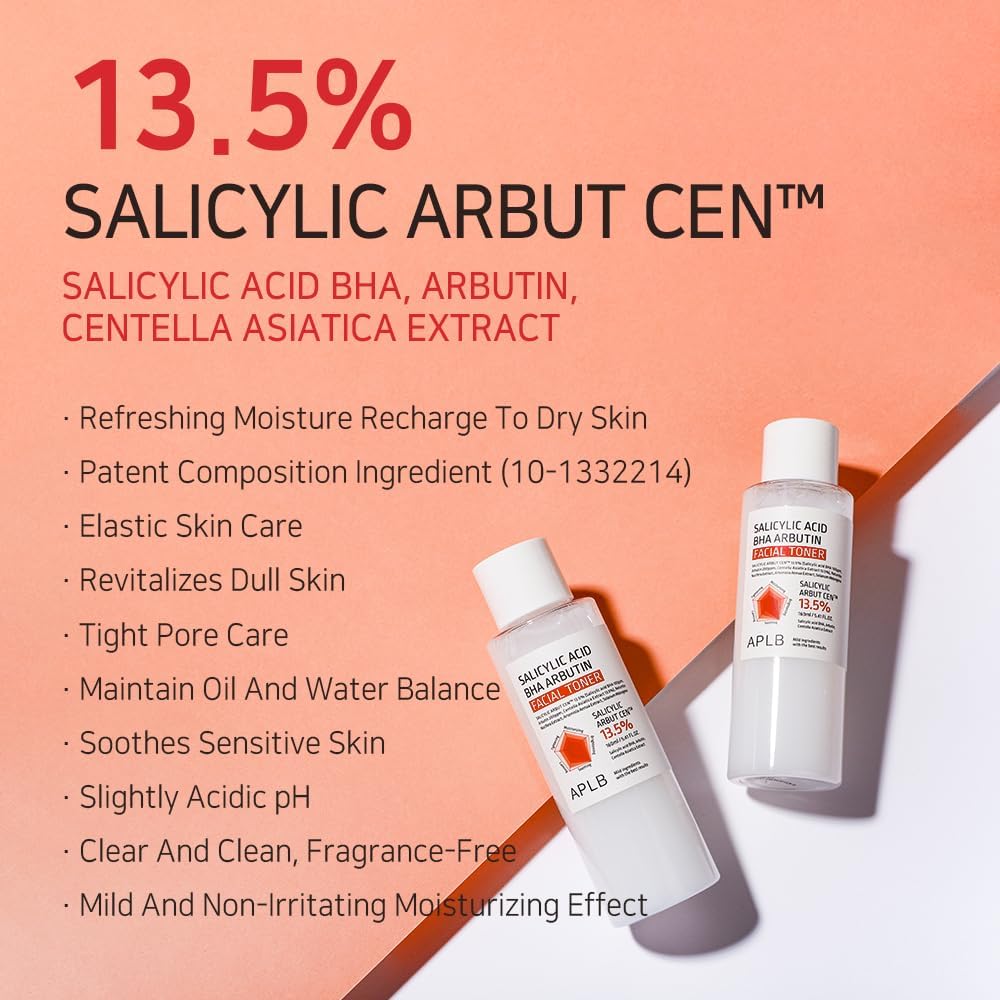 Kbeauty Glass Skin APLB Salicylic Acid Bha Arbutin 