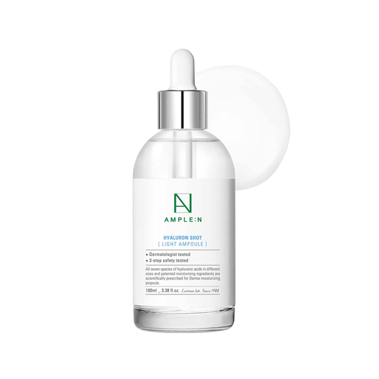 Kbeauty Glass Skin AMPLE:N Hyaluron Shot Light Ampoule 100ml 