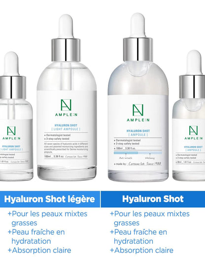 Kbeauty Glass Skin AMPLE:N Hyaluron Shot Ampoule 30ml 