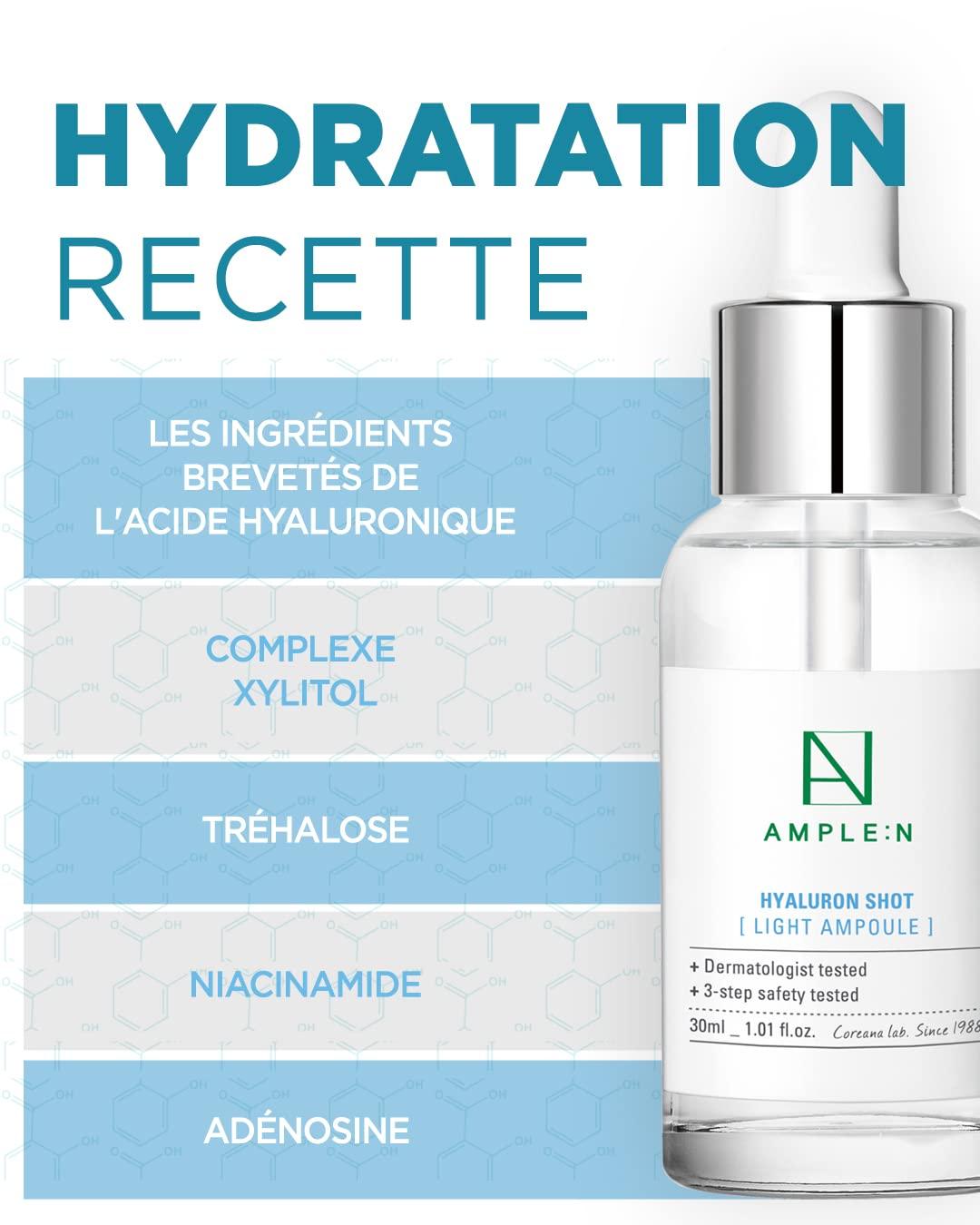 Kbeauty Glass Skin AMPLE:N Hyaluron Shot Ampoule 30ml 