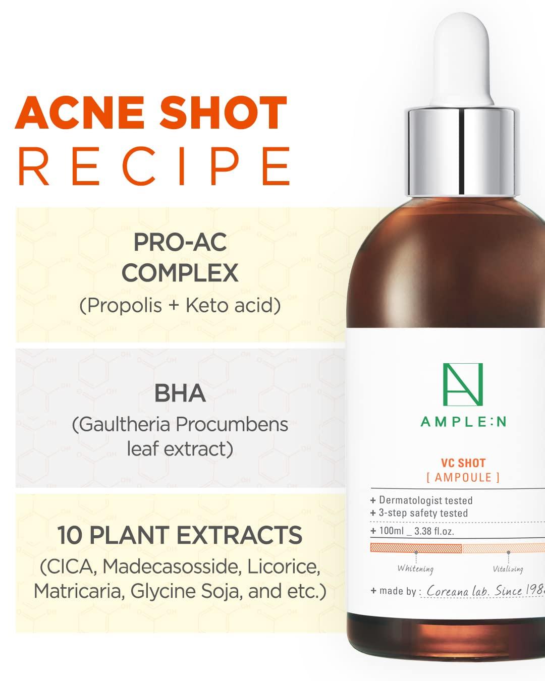 Kbeauty Glass Skin AMPLE:N Vc Shot Ampoule 100ml 