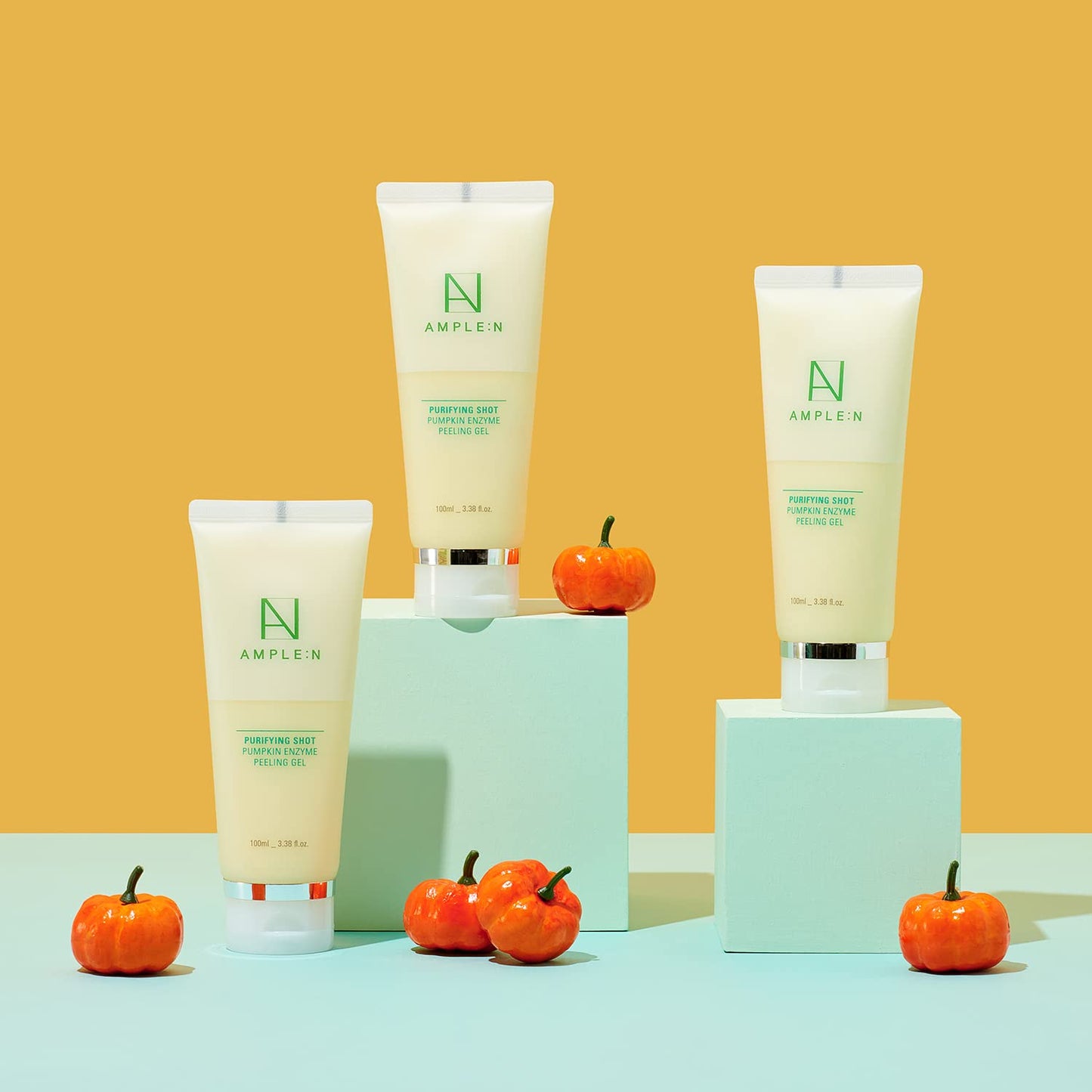 Kbeauty Glass Skin AMPLE:N Purifying Shot Pumpkin Peeling Gel 100ml 