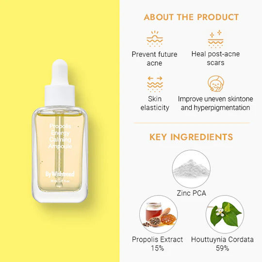 Kbeauty Glass Skin By Wishtrend Propolis Energy Series 