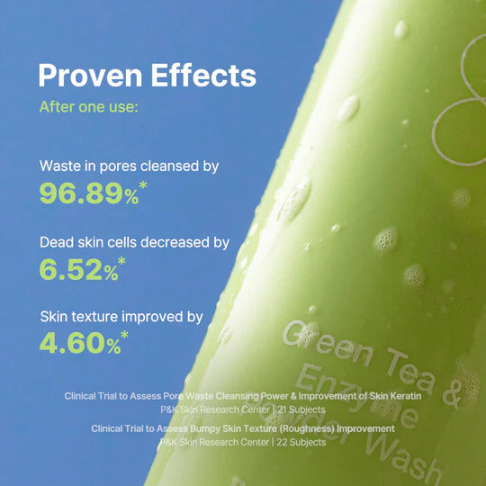 Kbeauty Glass Skin By Wishtrend Green Tea & Enzyme Series 