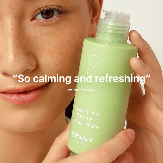 Kbeauty Glass Skin By Wishtrend Green Tea & Enzyme Series 