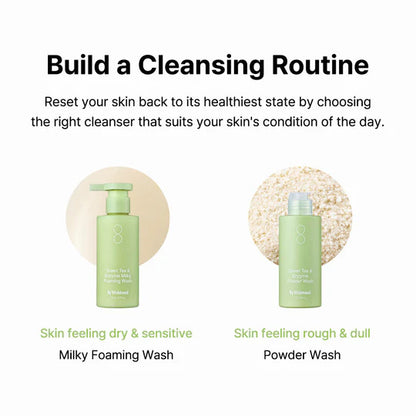 Kbeauty Glass Skin By Wishtrend Green Tea & Enzyme Series 