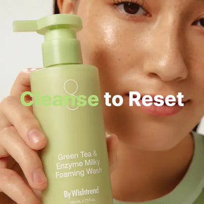 Kbeauty Glass Skin By Wishtrend Green Tea & Enzyme Series 