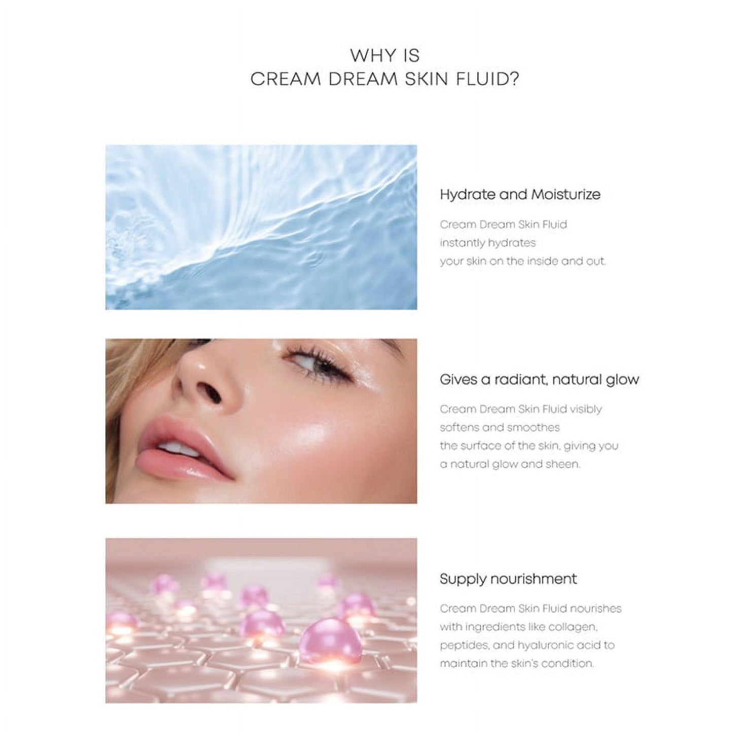 Kbeauty Glass Skin Cielo Cream Dream Skin Fluid 