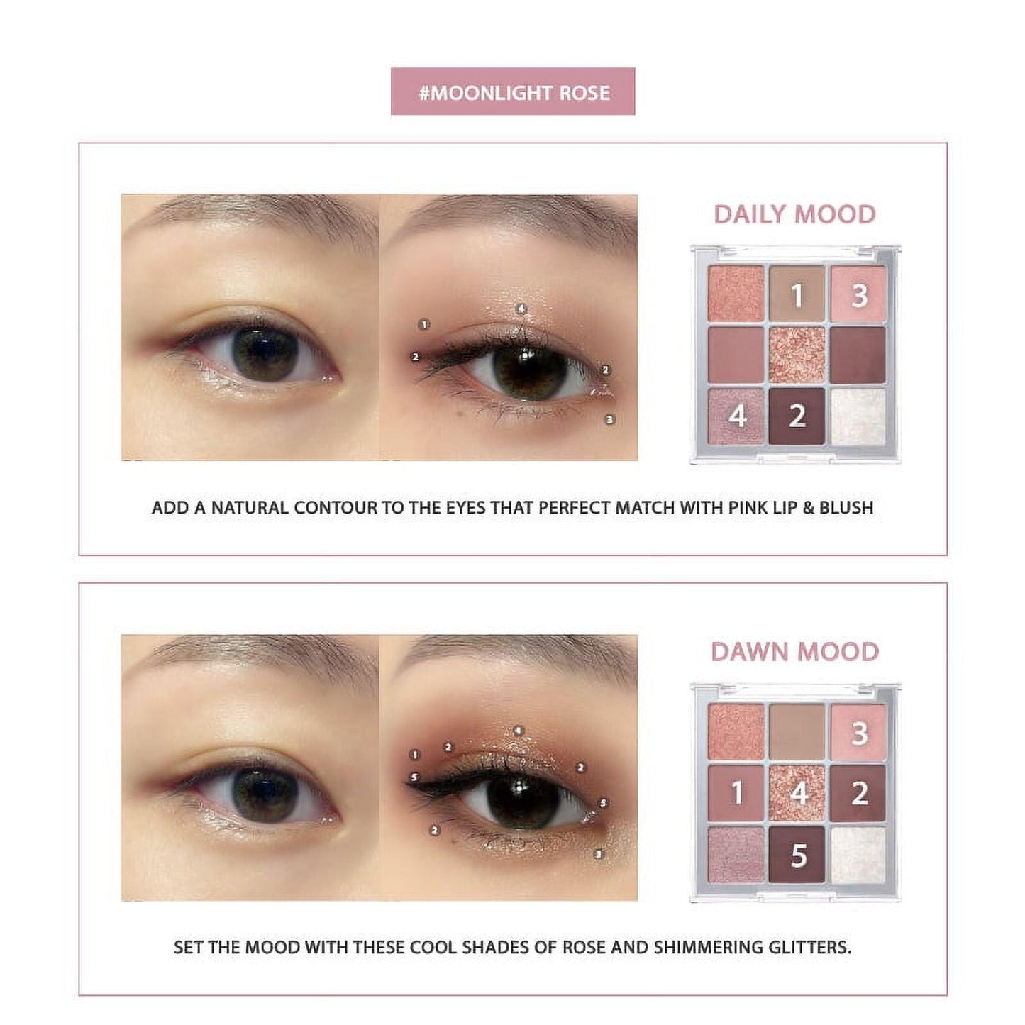 Kbeauty Glass Skin Cielo Daily Moodlette #moonlight Rose 