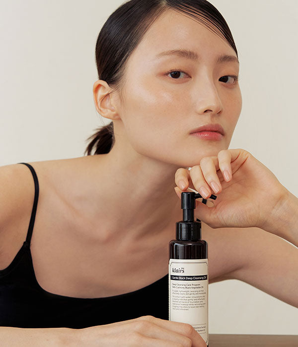Kbeauty Glass Skin Dear, Klairs Gentle Black Series 