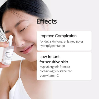 Kbeauty Glass Skin Dear, Klairs Freshly Juiced Vitamin Care 