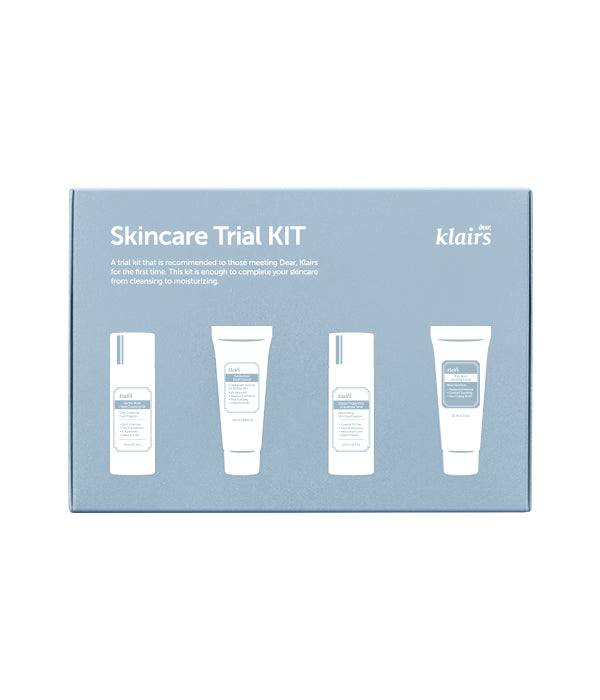 Kbeauty Glass Skin Dear, Klairs Skincare Trial Kit 