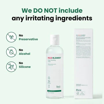 Kbeauty Glass Skin Dr.G Red Blemish Clear Soothing Toner 300ml 