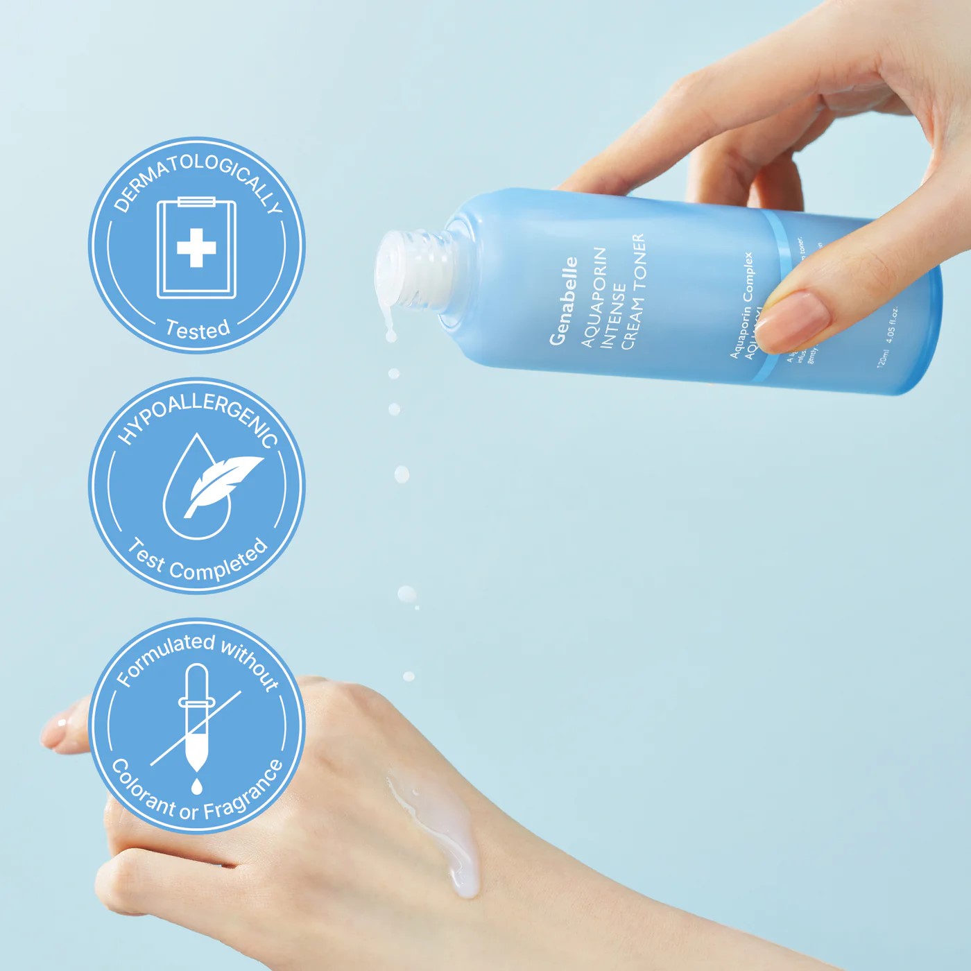 Kbeauty Glass Skin Genabelle Genabelle Aquaporin Intense Cream Toner 120ml 