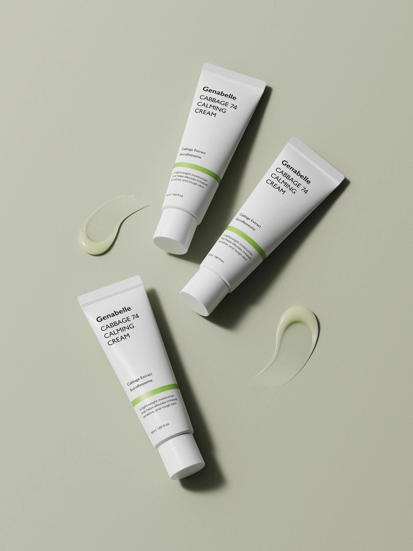 Kbeauty Glass Skin Genabelle Genabelle Cabbage Calming Cream 50ml 