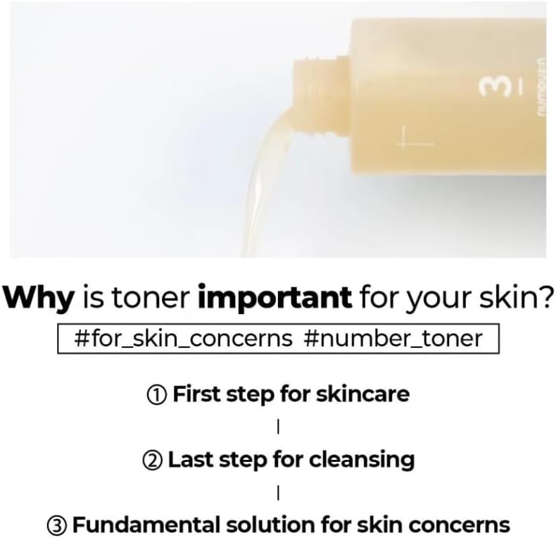 Kbeauty Glass Skin Numbuzin No.3 Super Glowing Essence Toner 