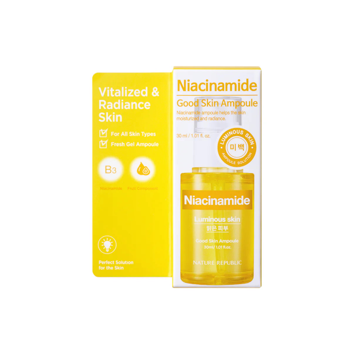 Kbeauty Glass Skin Nature Republic Good Skin Ampoule 