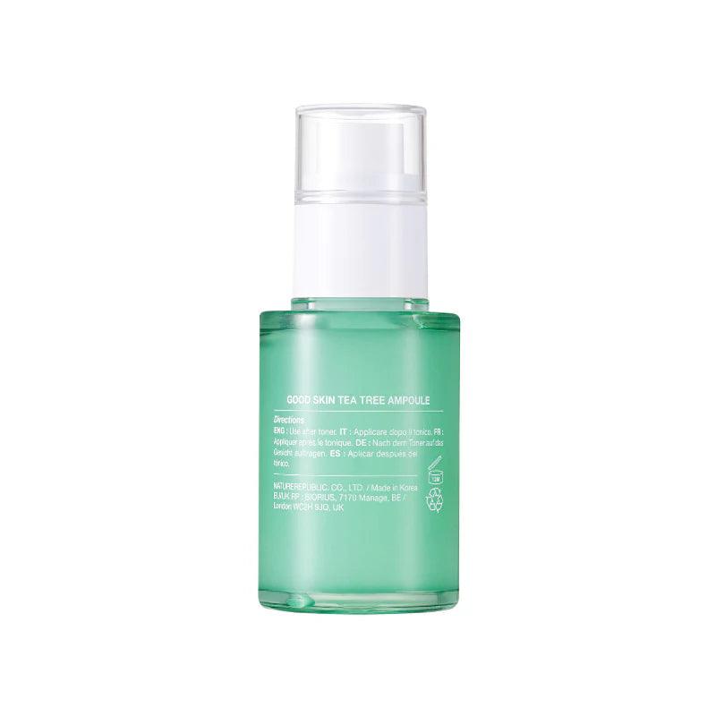 Kbeauty Glass Skin Nature Republic Good Skin Tea Tree Pore Care Ampoule 30 Ml 