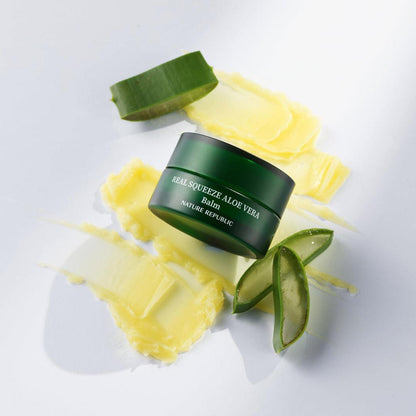 Kbeauty Glass Skin Nature Republic Real Squeeze Aloe Vera Balm 