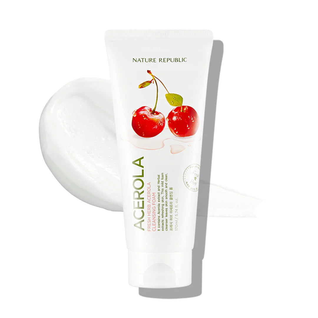 Wholesale Quantity Discount Bulk Pack Kbeauty Glass Skin Nature Republic Fresh Herb Cleansing Foam 