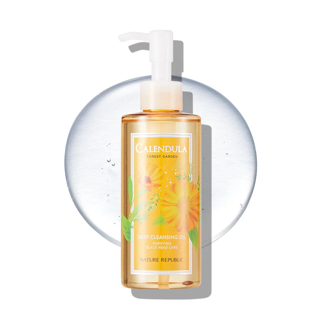 Kbeauty Glass Skin Nature Republic Forest Garden Calendula Cleansing Oil 