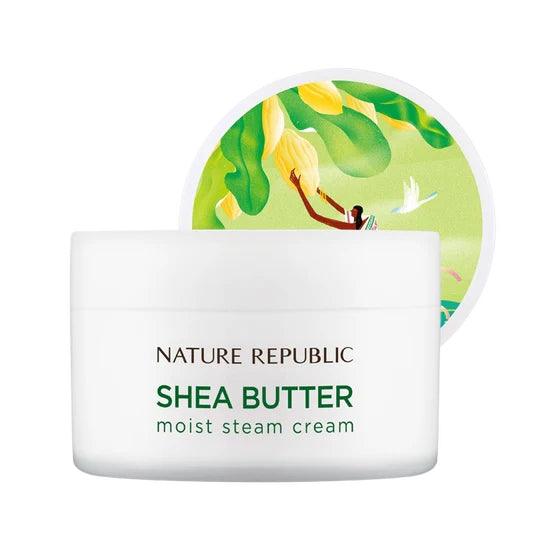 Kbeauty Glass Skin Nature Republic Shea Butter Steam Cream_moist 