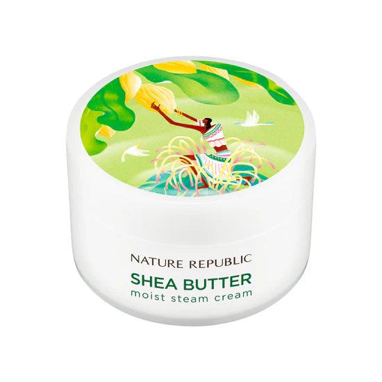 Kbeauty Glass Skin Nature Republic Shea Butter Steam Cream_moist 