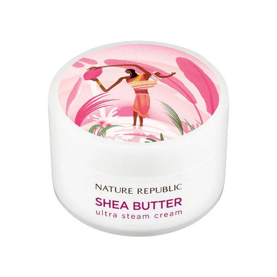 Kbeauty Glass Skin Nature Republic Shea Butter Steam Cream_ultra 