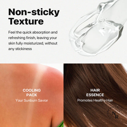 Kbeauty Glass Skin Nature Republic Mild & Moisture Aloe Vera Watery Gel 
