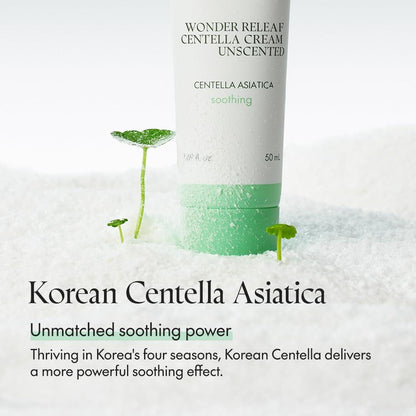 Kbeauty Glass Skin Purito Wonder Releaf Centella Cream Unscented 50ml 