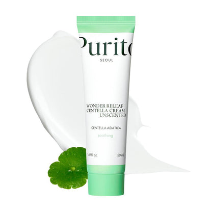 Kbeauty Glass Skin Purito Wonder Releaf Centella Cream Unscented 50ml 