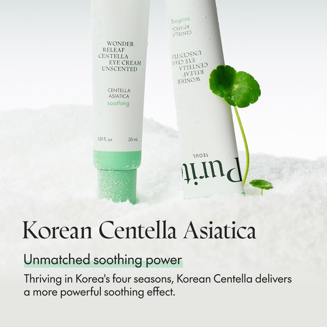 Kbeauty Glass Skin Purito Wonder Releaf Centella Eye Cream Unscented 30ml 